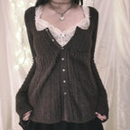 Knitted Babydoll Sweater