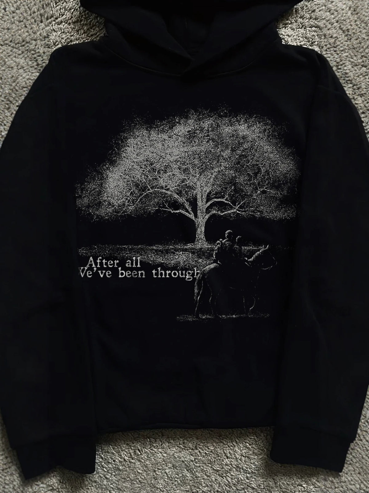 Graphic Print Hoodie