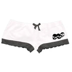 Skull Print Lace Shorts