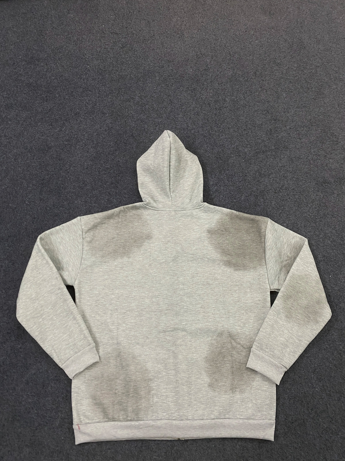 Gray Sweatshirt Jacket