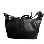 Black Buckle Shoulder Bag