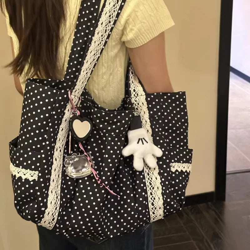 Polka Dot Shoulder Bag