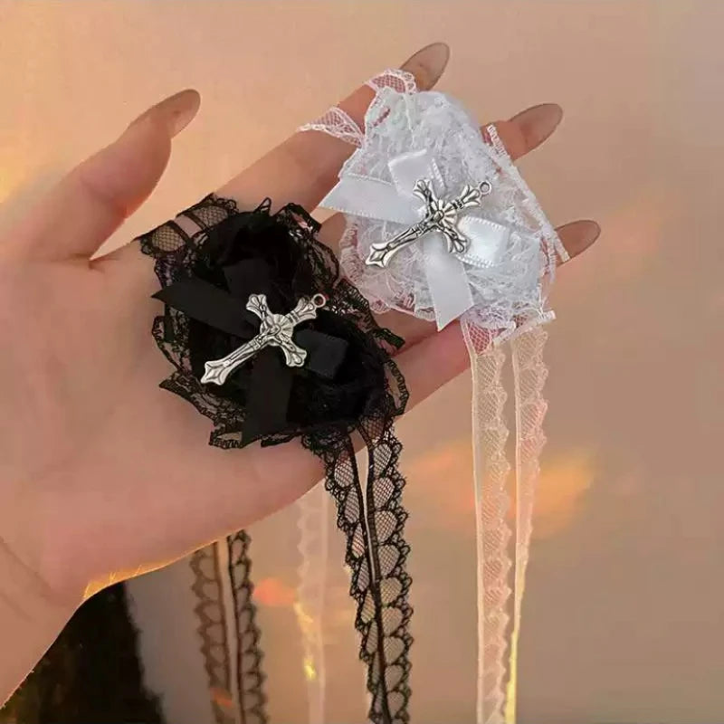 Lace Cross Eye Patch