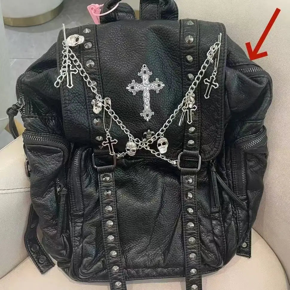 Cross Rivet Backpack
