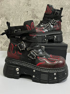Platform High-Top Boots