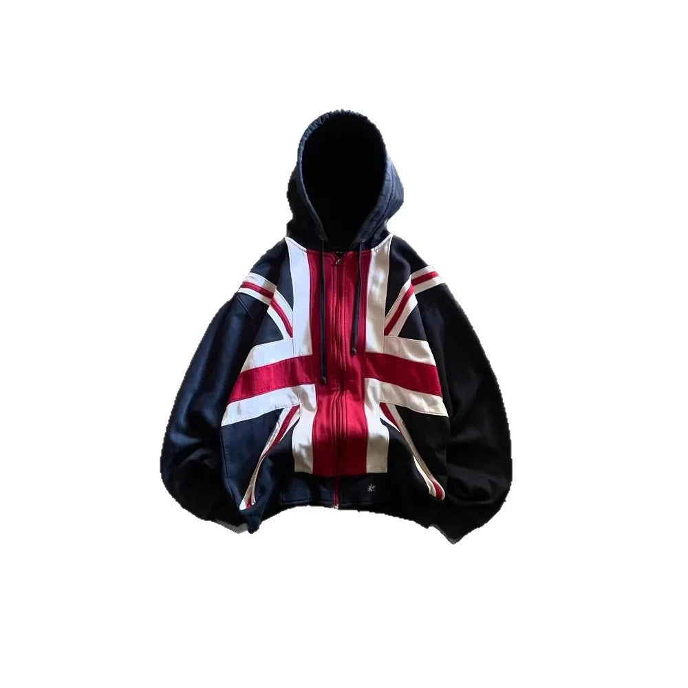 Union Jack Zip-Up Hoodie