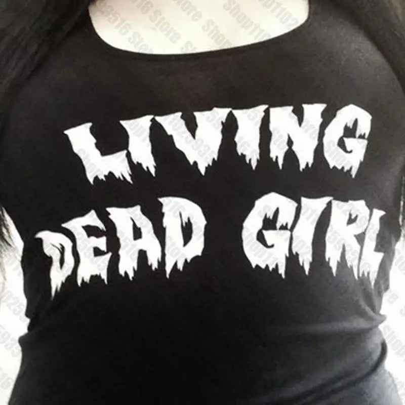 Living Dead Girl Crop Tee