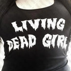 Living Dead Girl Crop Tee