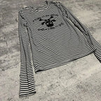 Striped Grunge Long Sleeve Tee