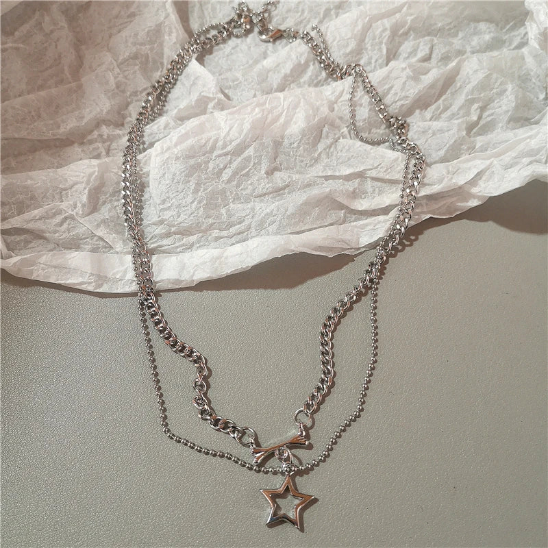 Wings & Cross Pendant Necklace