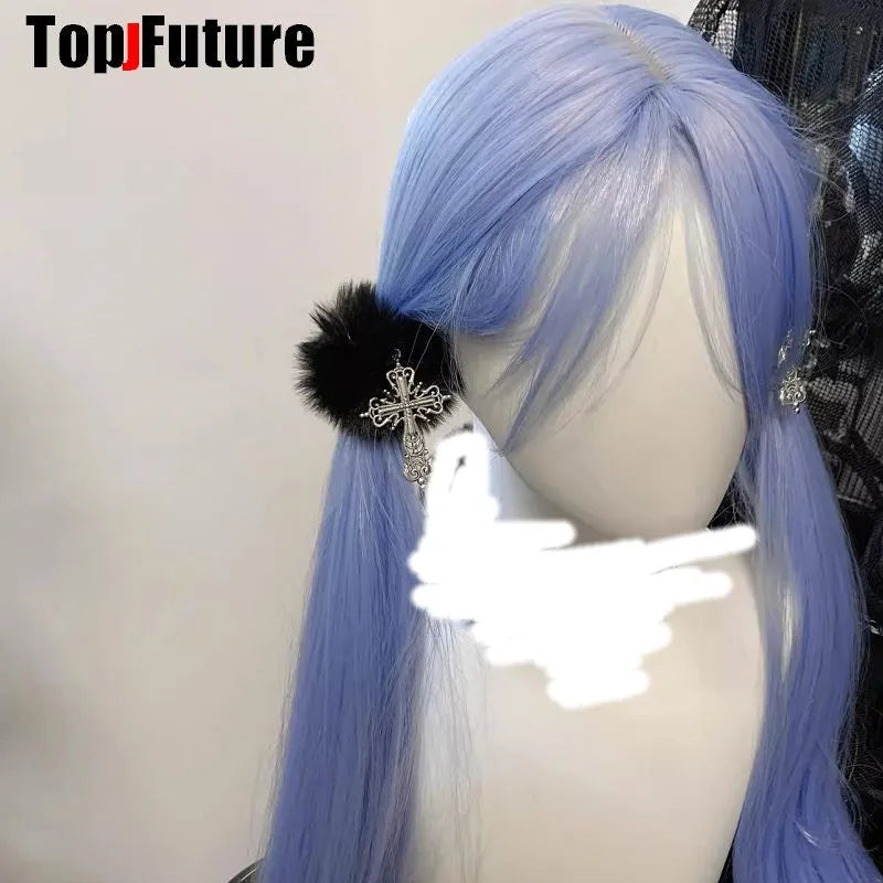 Velvet Bow Hair Clips