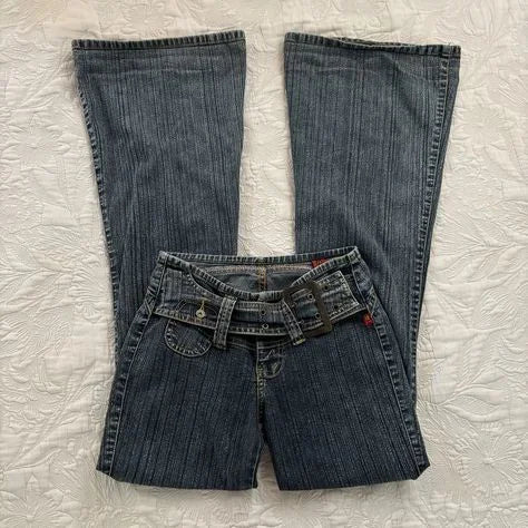 Gothic Embroidery Baggy Jeans