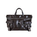 Black Cross Rivet Shoulder Bag