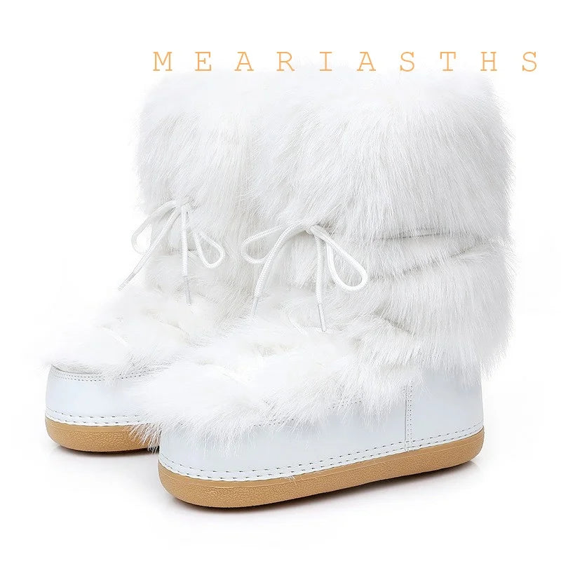 Faux Fur Snow Boots
