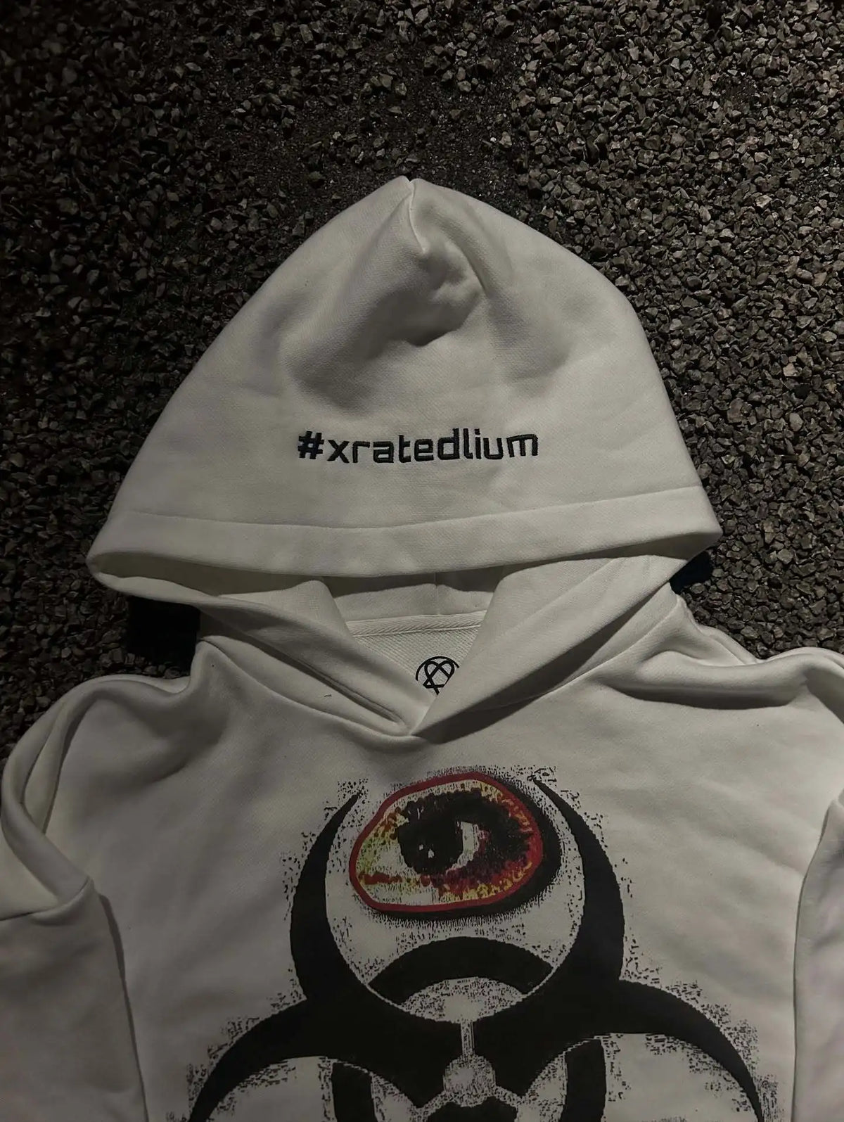 Biohazard Print Hoodie