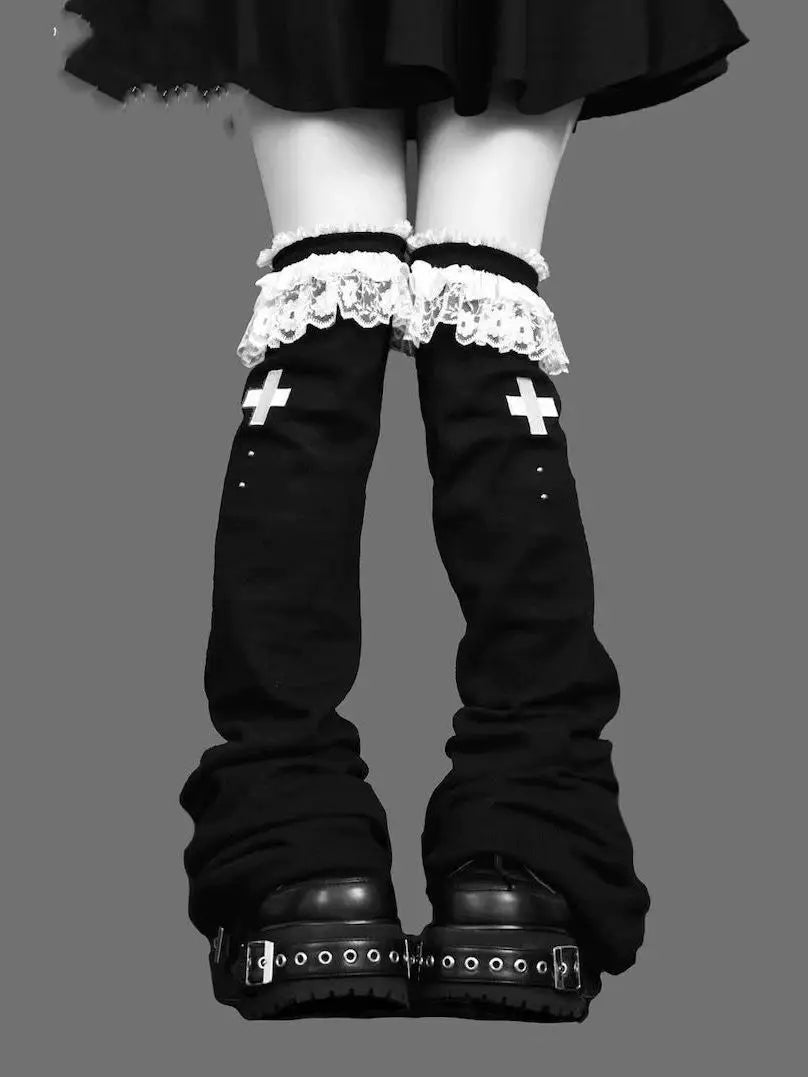 Lace Flare Leg Warmers