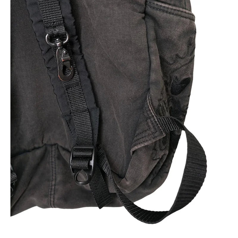 Black Denim Backpack