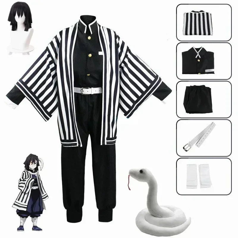 Obanai Iguro Cosplay Kimono