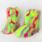 Fluffy Faux Fur Winter Boots