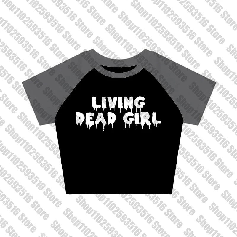 Living Dead Girl Crop Tee