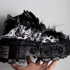 Metal Chain Platform Sneakers