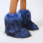 Fluffy Faux Fur Winter Boots
