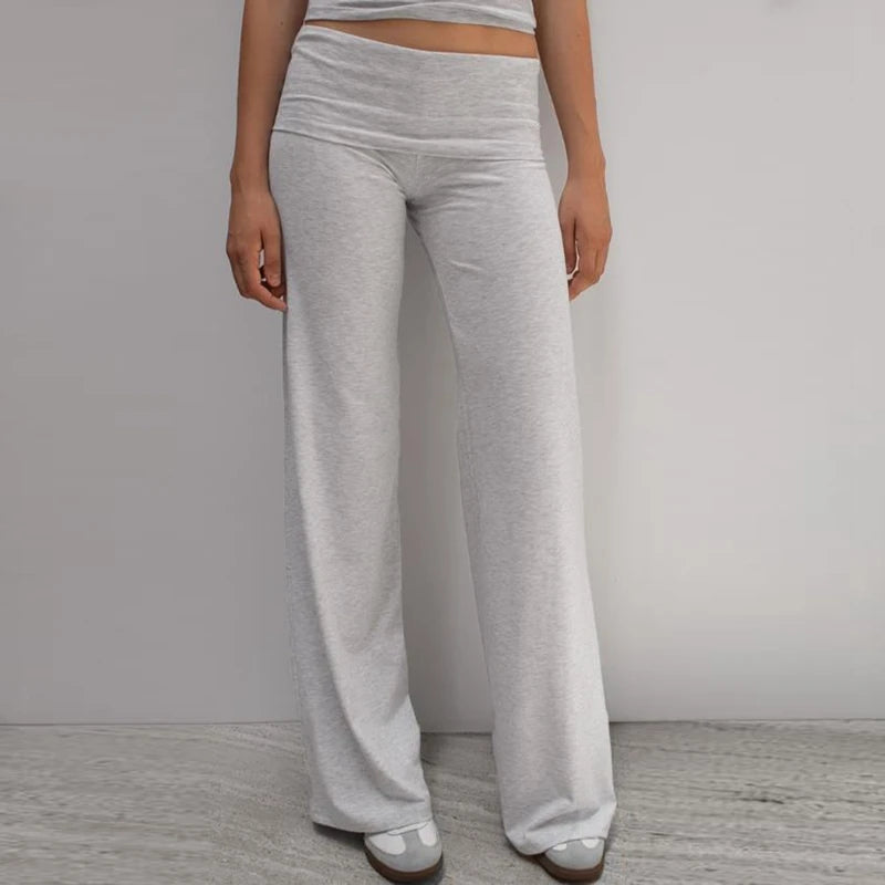 Embroidered Flare Pants