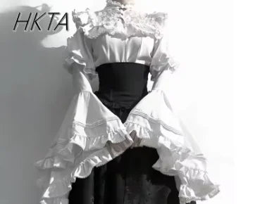 Gothic Ruffle Umbrella Dress