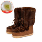 Faux Fur Snow Boots