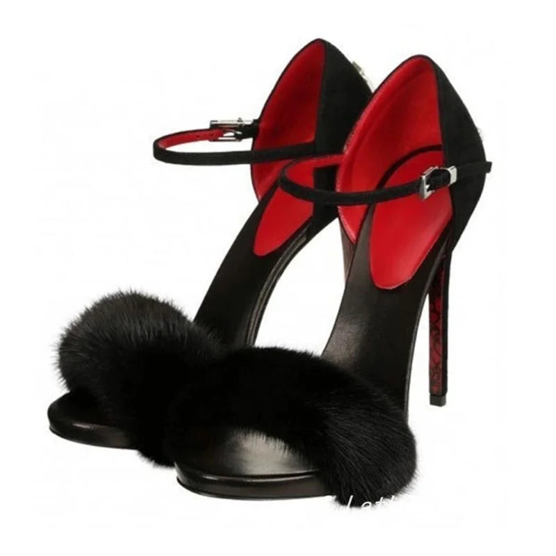 Ankle Strap High Heels