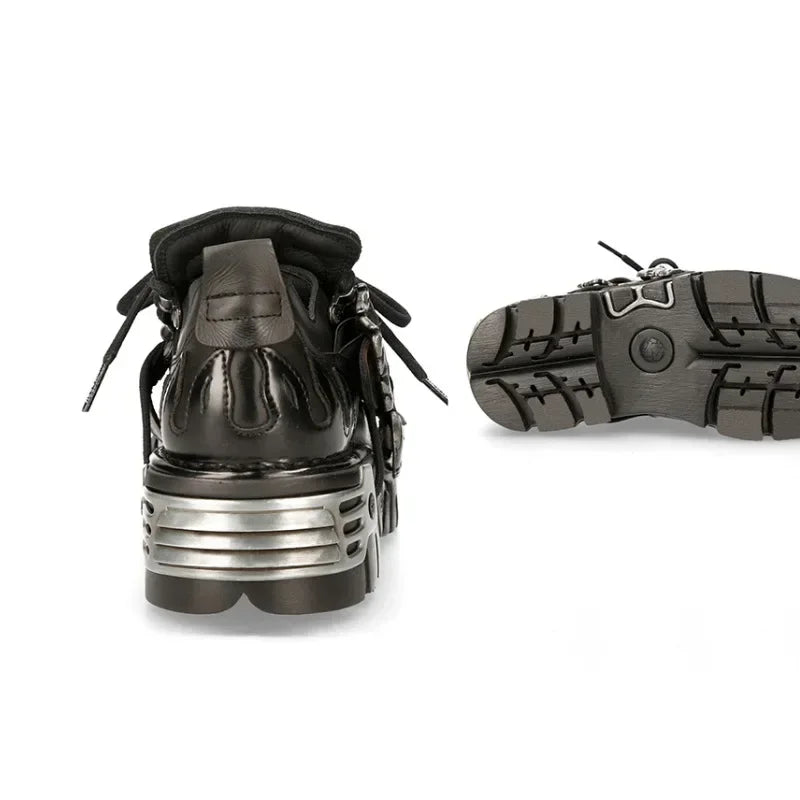 Metal Detail Platform Shoes