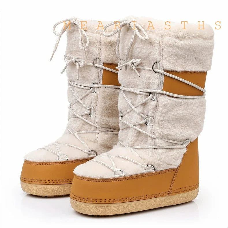 Faux Fur Snow Boots
