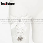 Lace Garter Leg Rings