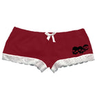 Skull Print Lace Shorts