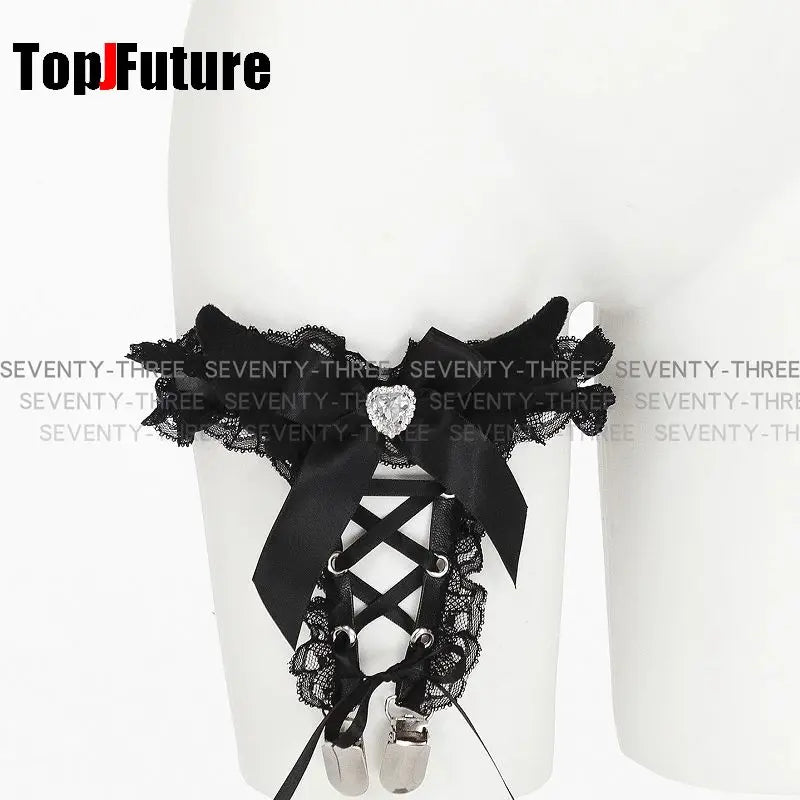 Lace Garter Leg Rings