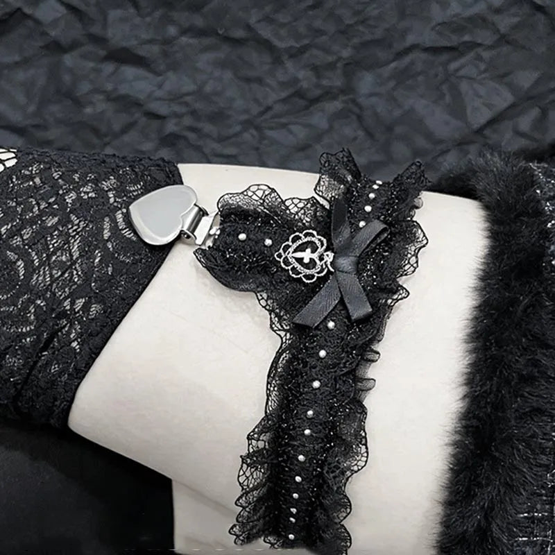 Lace Heart Leg Ring