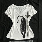 Dragon Print Gothic Top
