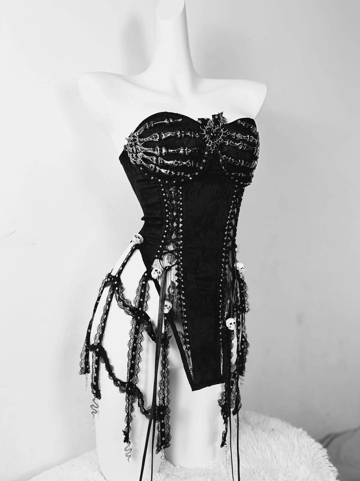 Black Gothic Corset Top