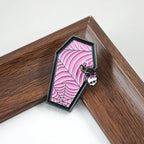 Coffin Enamel Pin