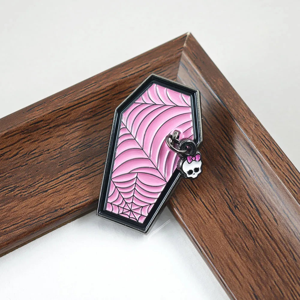 Coffin Enamel Pin