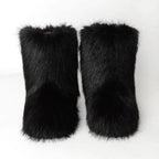 Fluffy Faux Fur Winter Boots