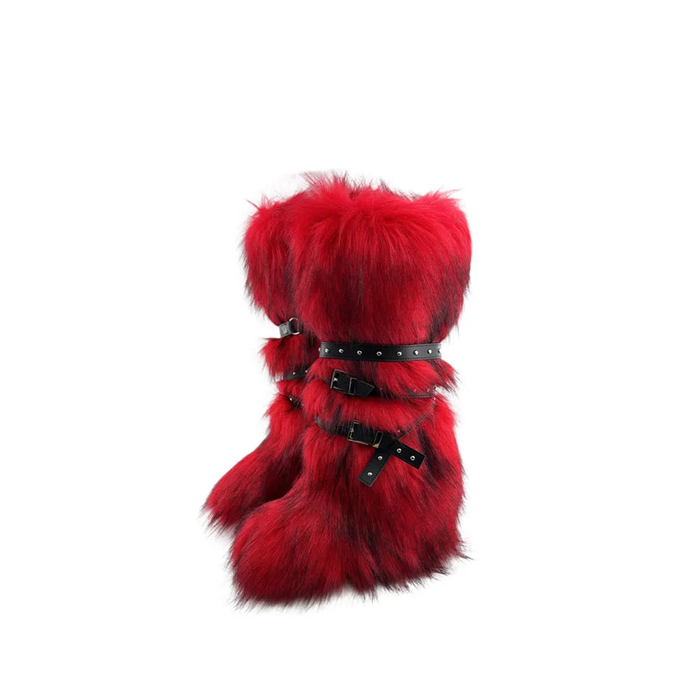 Faux Fur Snow Boots