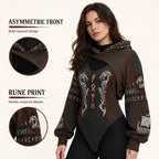 Viking Print Hooded Set
