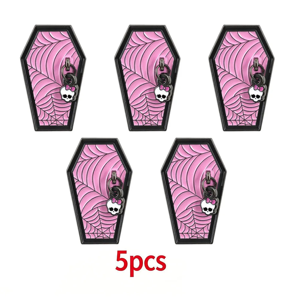 Coffin Enamel Pin