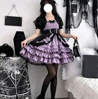 Plaid Bow Lolita Dress