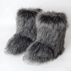 Fluffy Faux Fur Winter Boots