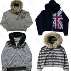 Faux Fur Collar Zip Jacket