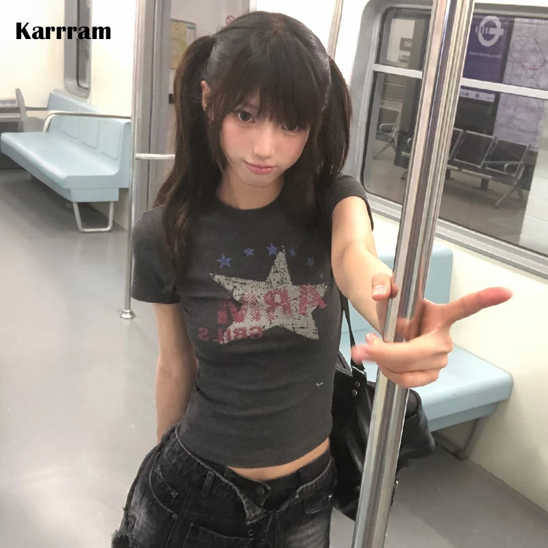 Star Print Gothic Tee