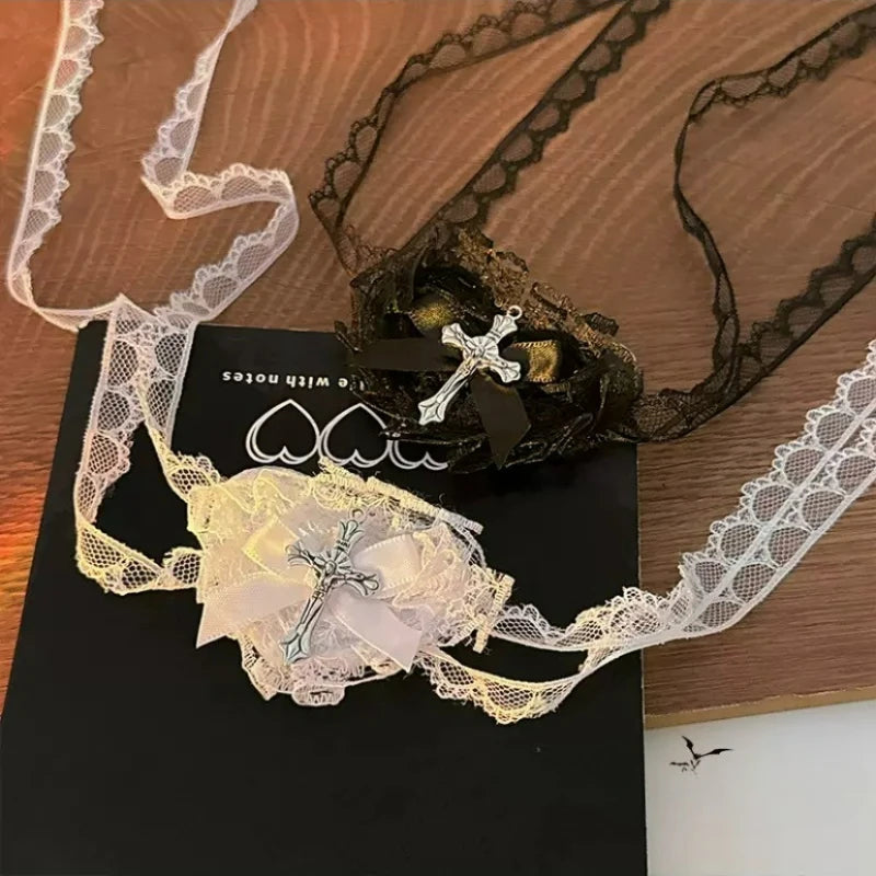Lace Cross Eye Patch