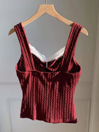 Lace Bow Corset Top